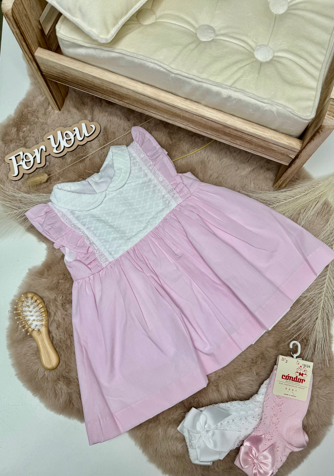 Vestito in battista neonata Baby vip