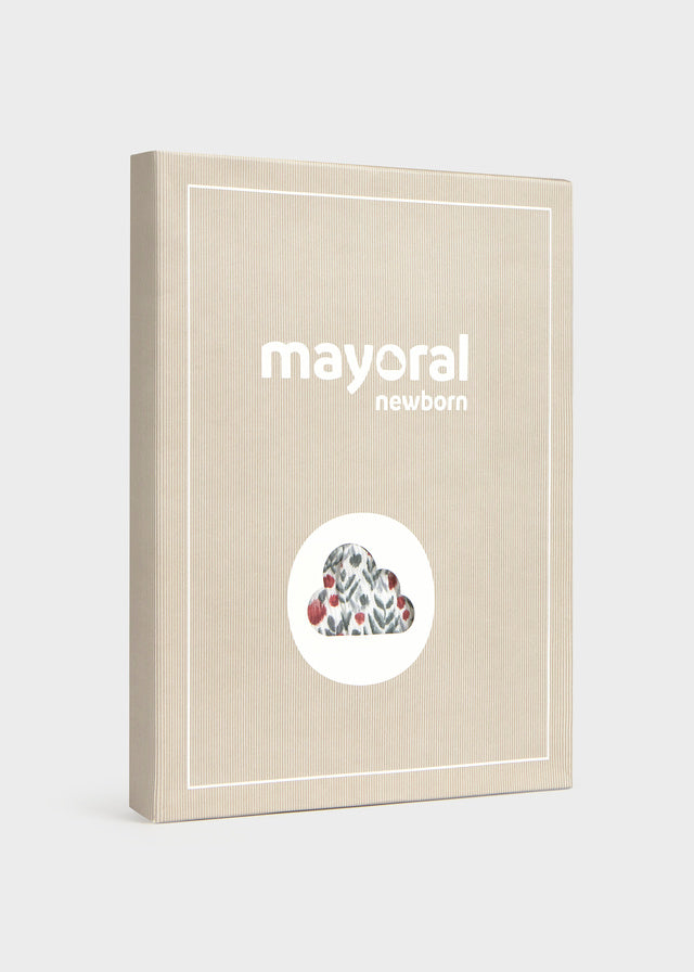 Completo tre pezzi in tricot neonata Mayoral