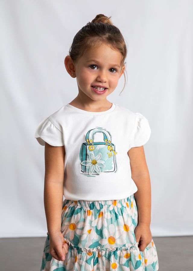 Maglia con manica sbuffo bambina Mayoral