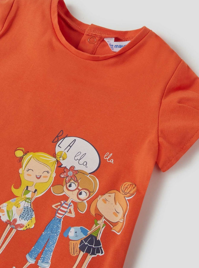 Maglietta baby femmina Mayoral