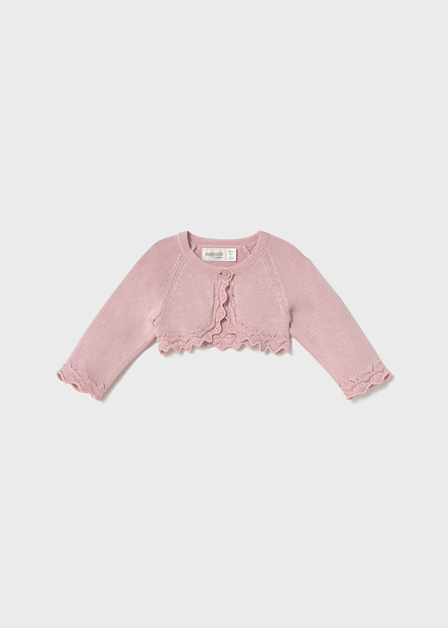 Cardigan tricot basico neonata