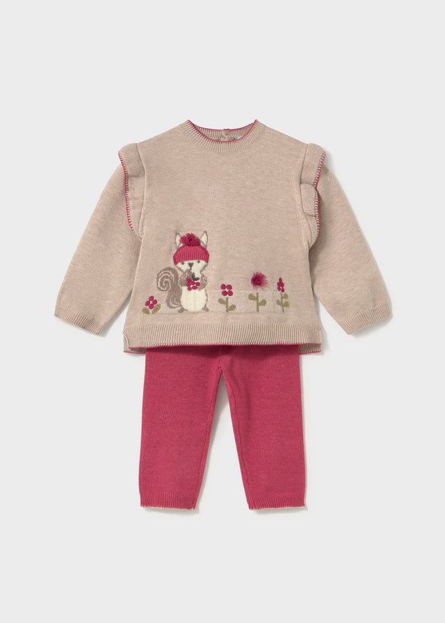 Completo pantalone e maglia baby girl Mayoral