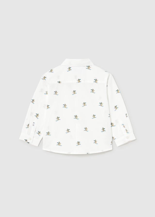 Camicia fantasia manica lunga baby boy Mayoral