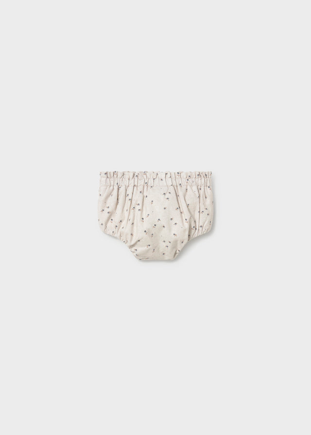 Completo tre pezzi con culotte neonata Mayoral
