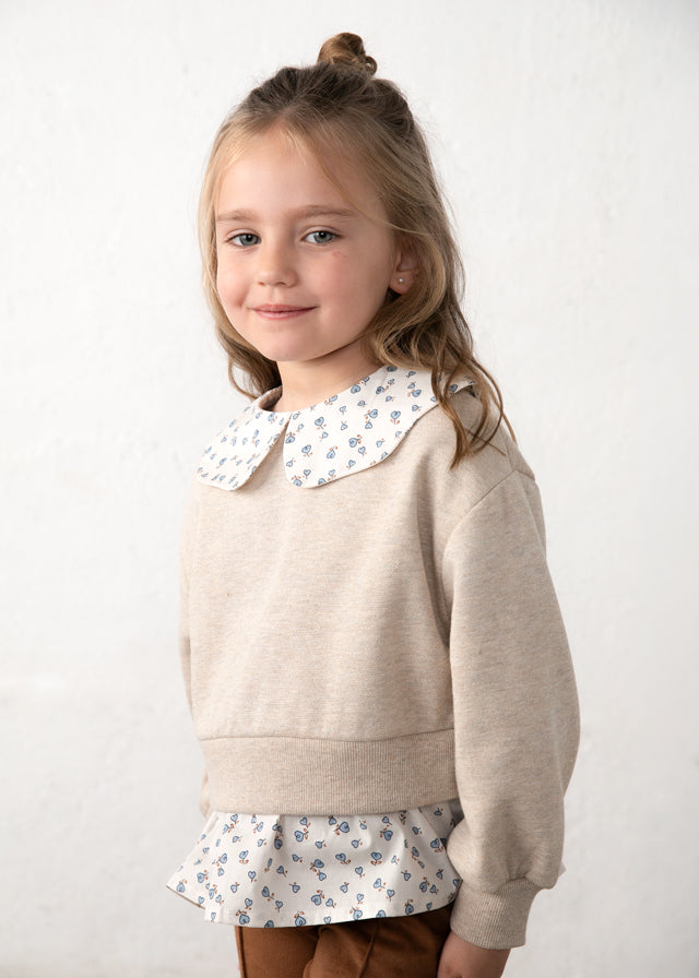 Completo leggings camoscio bambina Mayoral