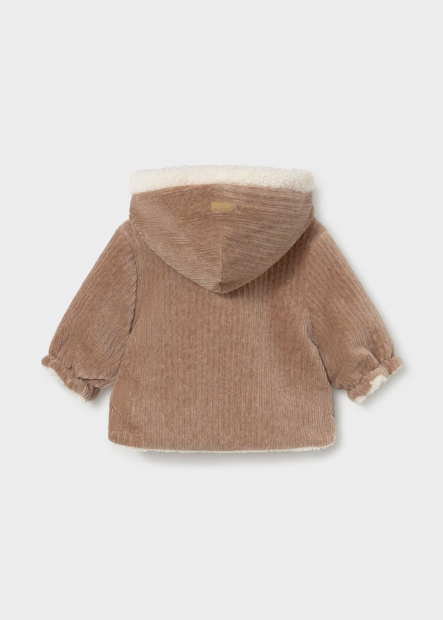 Cappotto reversibile con pelliccia neonato Mayoral