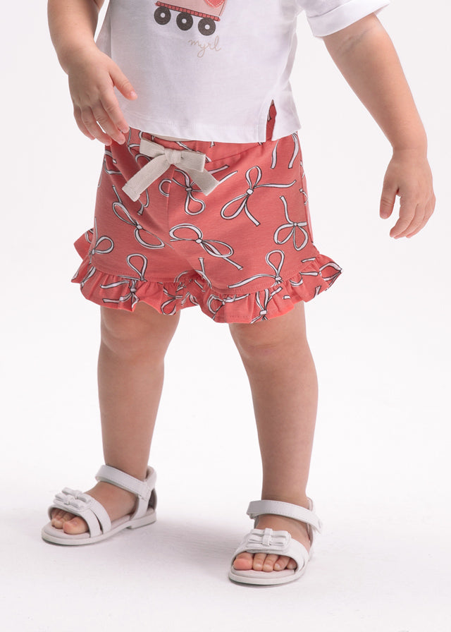 Completo due pezzi con short baby girl Mayoral
