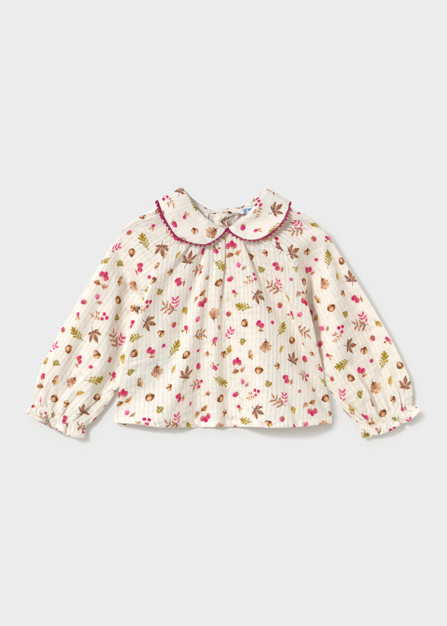 Blusa manica lunga stampato baby girl Mayoral