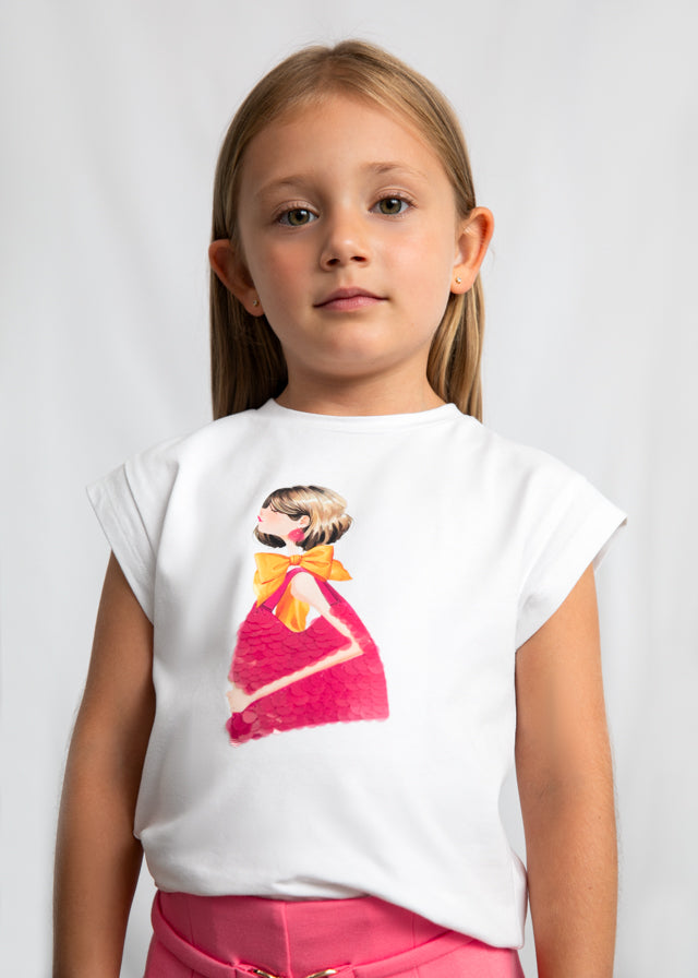 T-shirt mezza manica bambina Mayoral