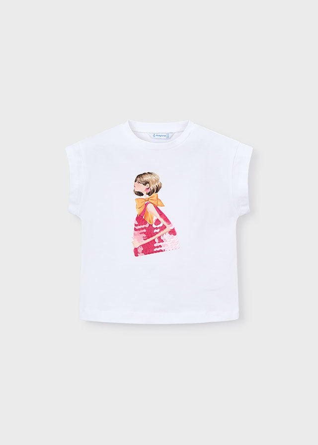 T-shirt mezza manica bambina Mayoral