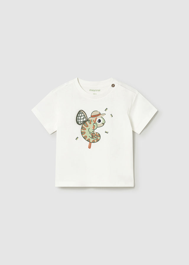 T-shirt con stampa baby boy Mayoral