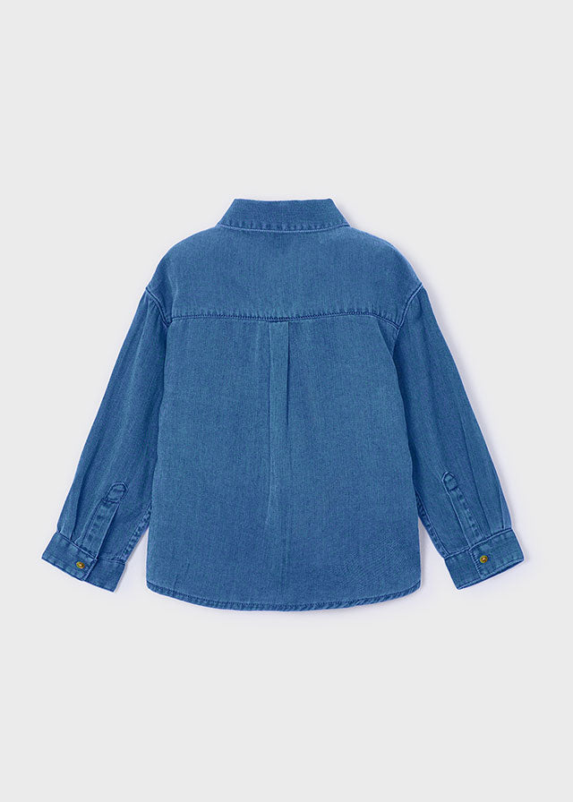Camicia manica lunga jeans bambino Mayoral
