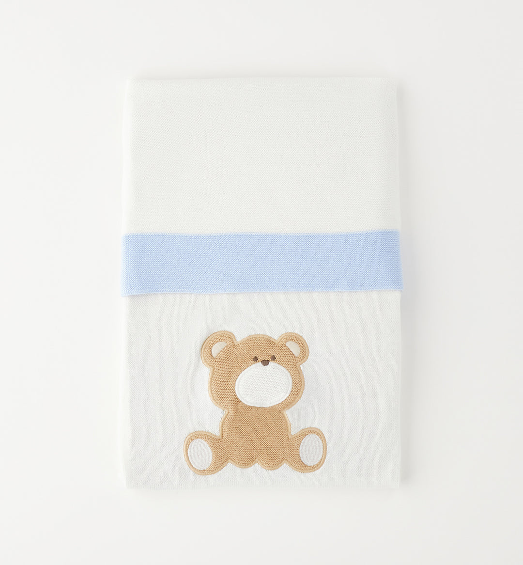 Copertina in tricot teddy neonato Minibanda