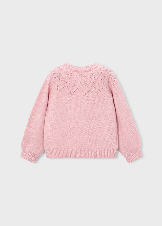 Maglione traforato bambina Mayoral