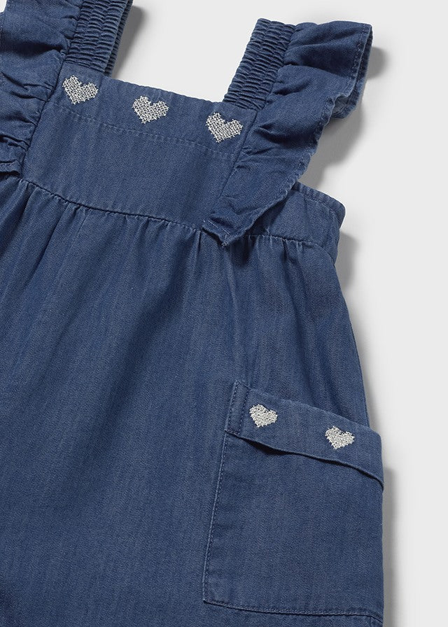 Tutina in denim baby girl Mayoral