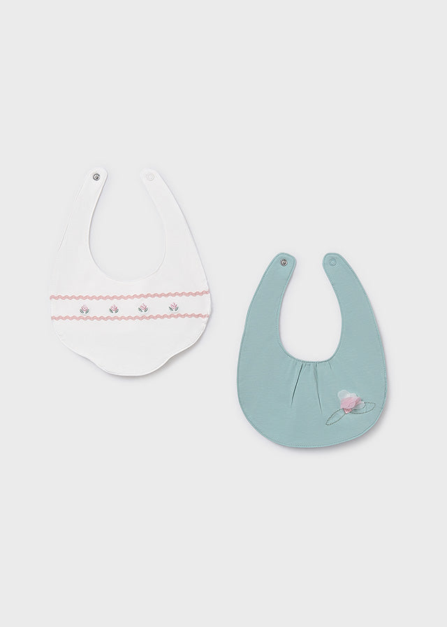Set 2 bavaglini neonata