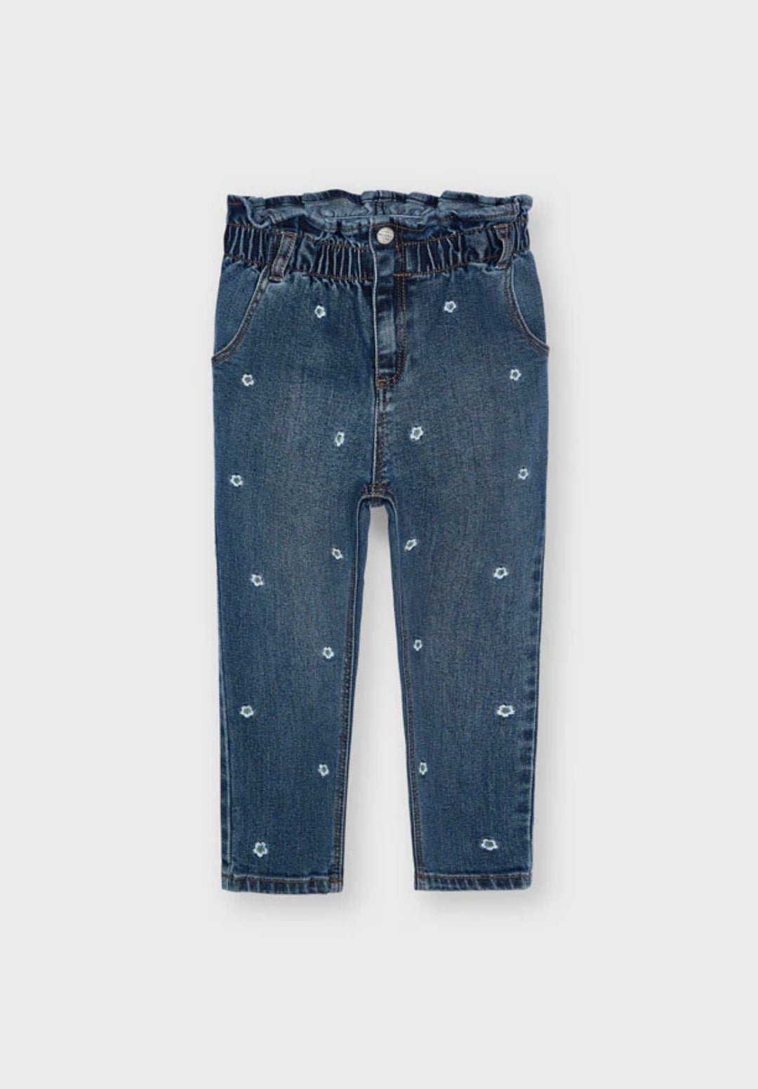 Jeans con ricami bambina  Mayoral