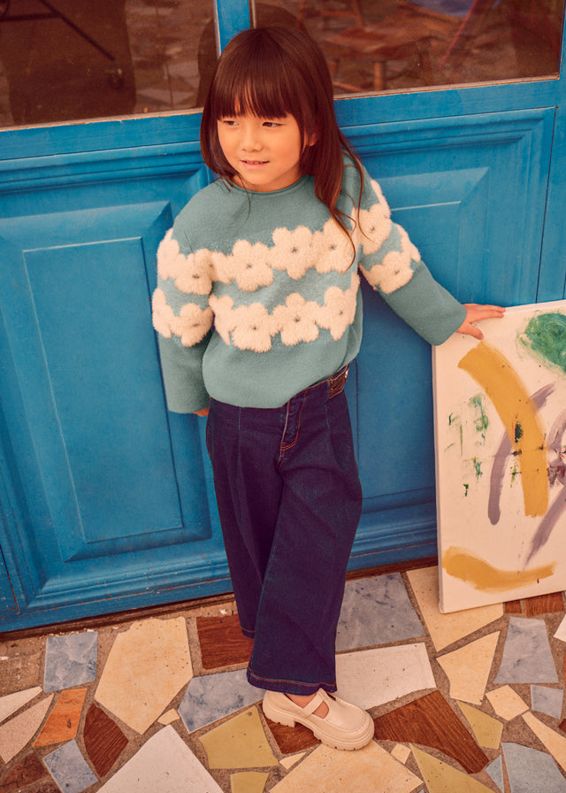 Pantalone denim bambina Mayoral
