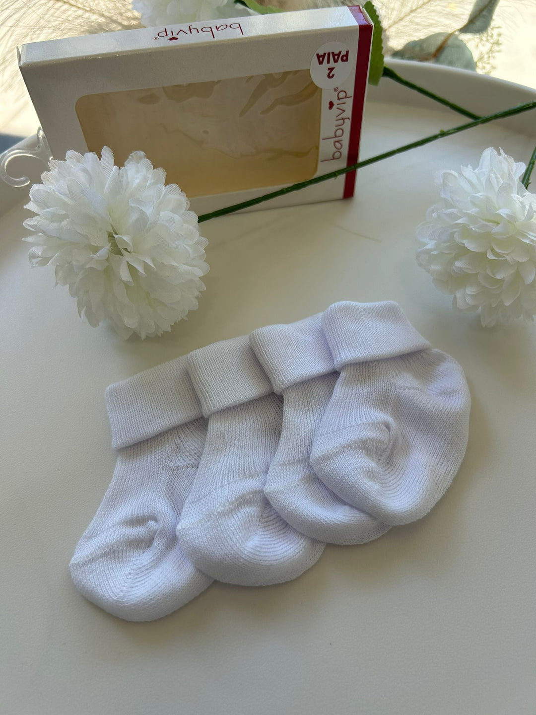 2 paia di calzini neonato Baby Vip caldo cotone