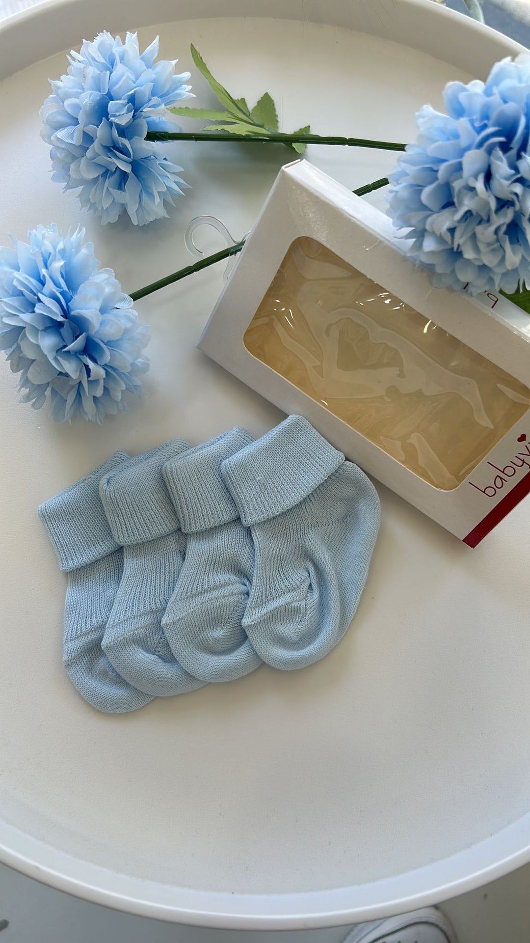 2 paia di calzini neonato Baby Vip caldo cotone
