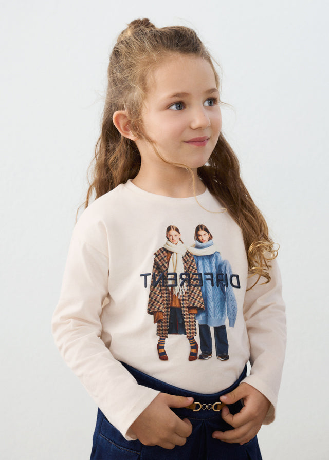 Maglietta manica lunga bambina Mayoral
