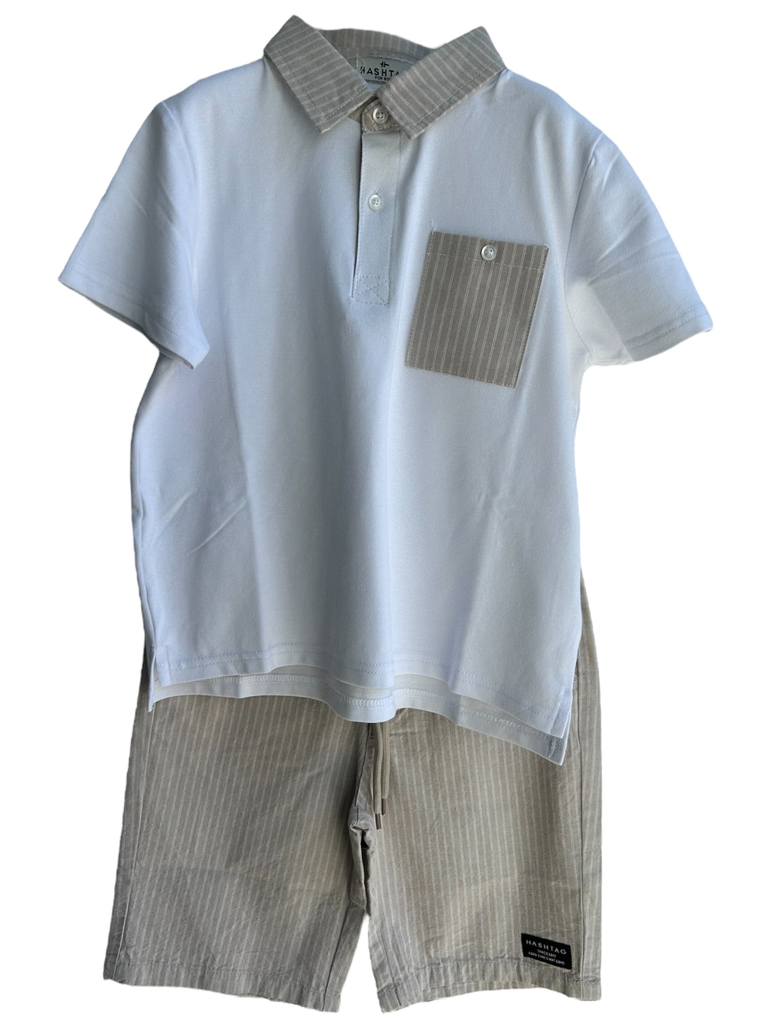 Completo polo e bermuda ragazzo
