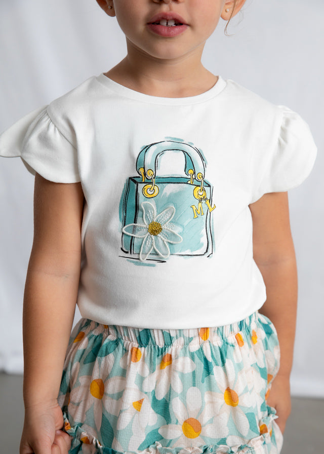 Maglia con manica sbuffo bambina Mayoral
