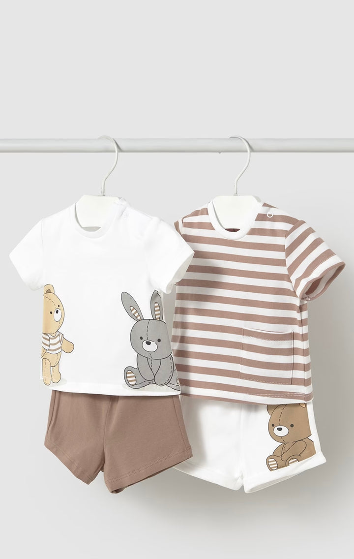 Completo maglietta e pantaloncino neonato Mayoral