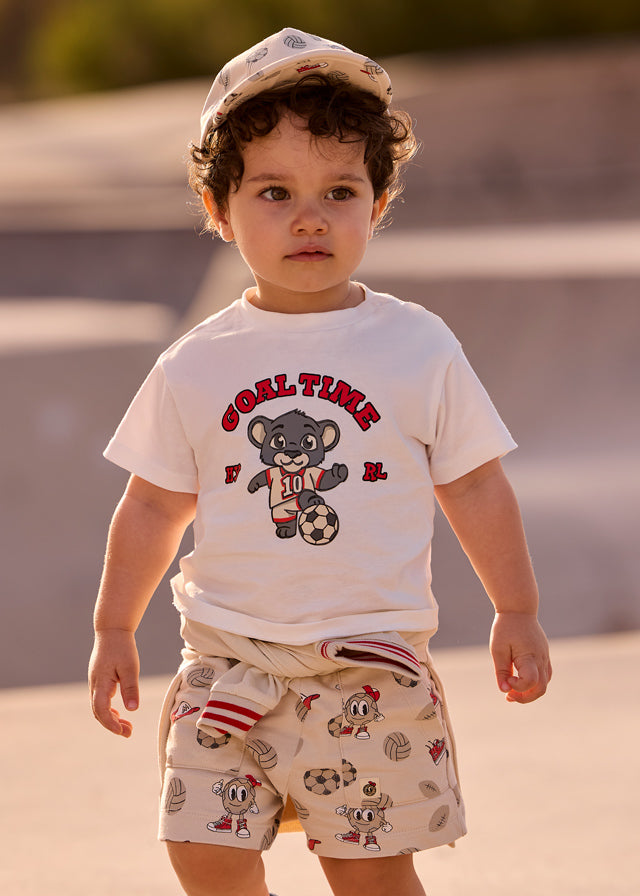 Bermuda stampato in felpa baby boy Mayoral