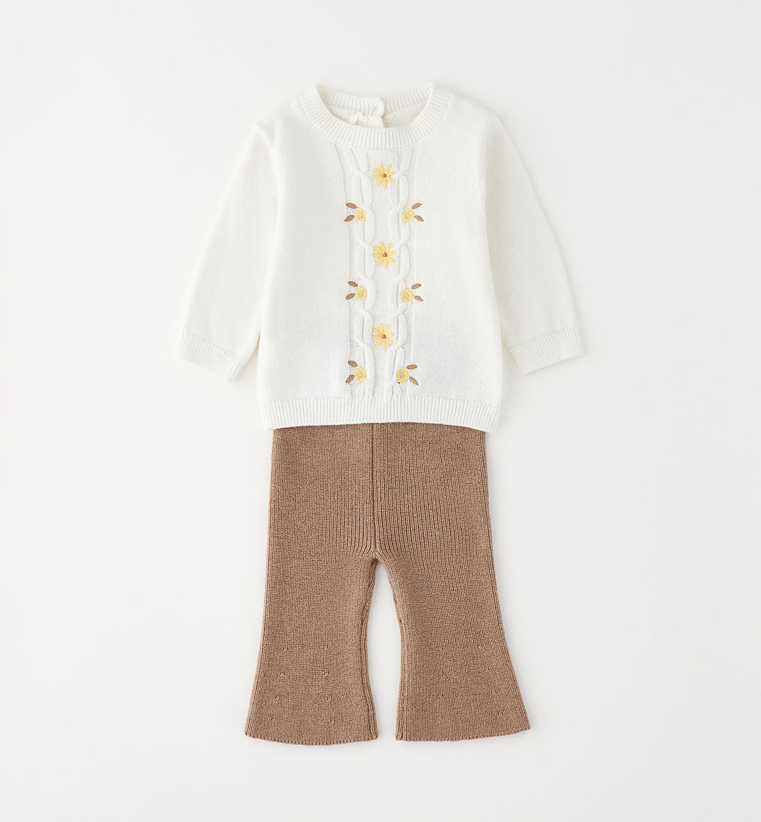 Completo con pantalone neonata Minibanda