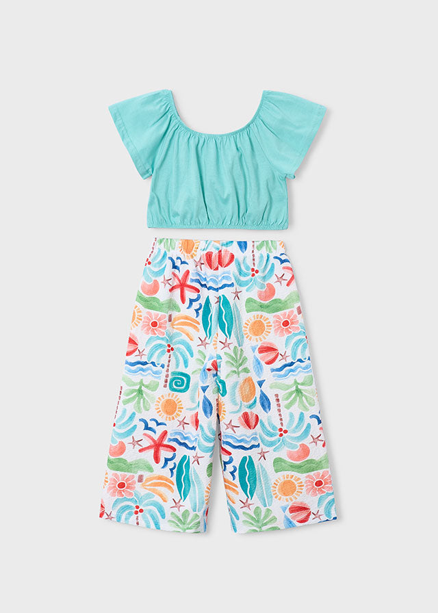 Coordinato pantalone lungo bambina Mayoral