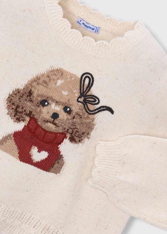 Maglione barboncino bambina Mayoral