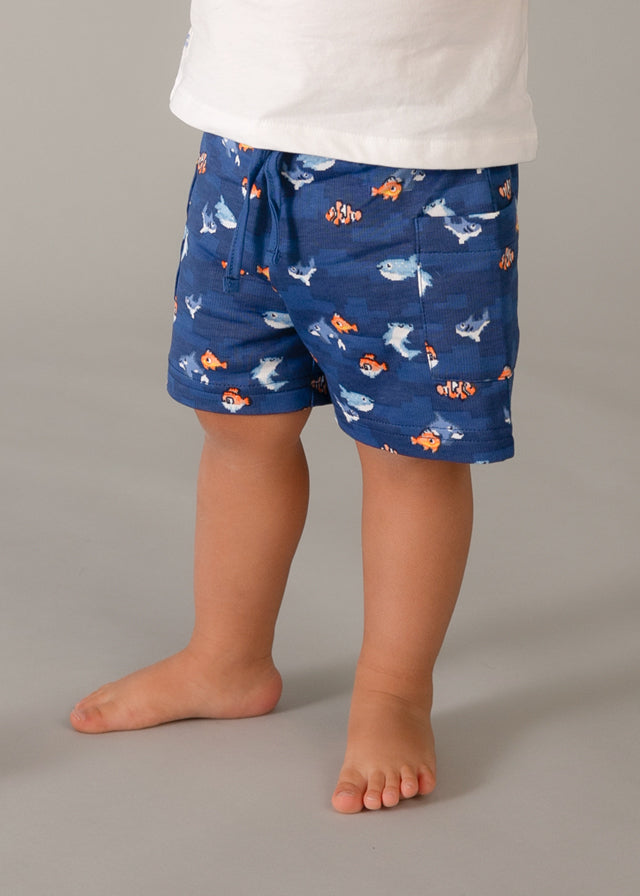 Completo due pezzi con cappello baby boy Mayoral