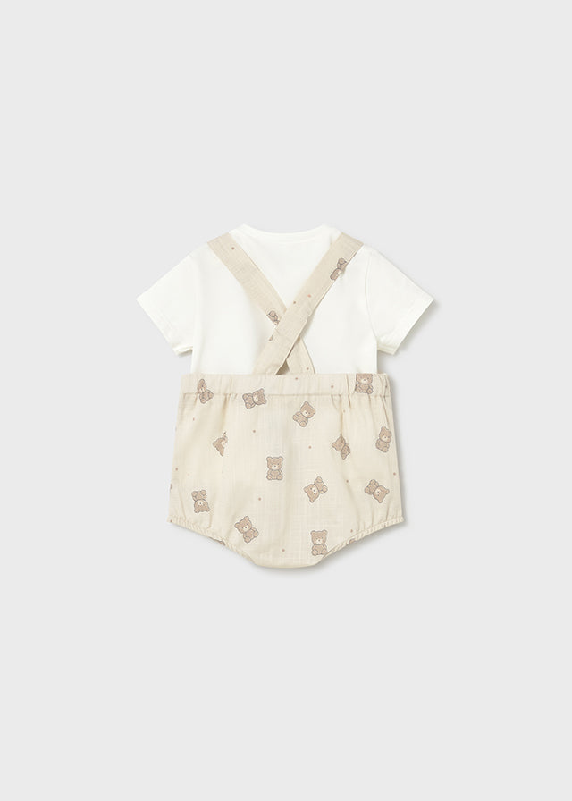 Salopette teddy neonato Mayoral