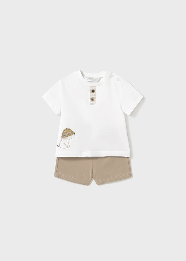 Completo maglietta e pantaloncino neonato Mayoral
