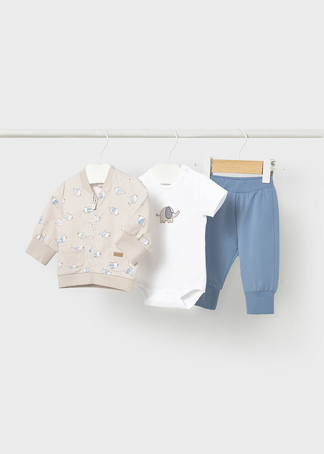 Tuta 3 pezzi neonato Mayoral