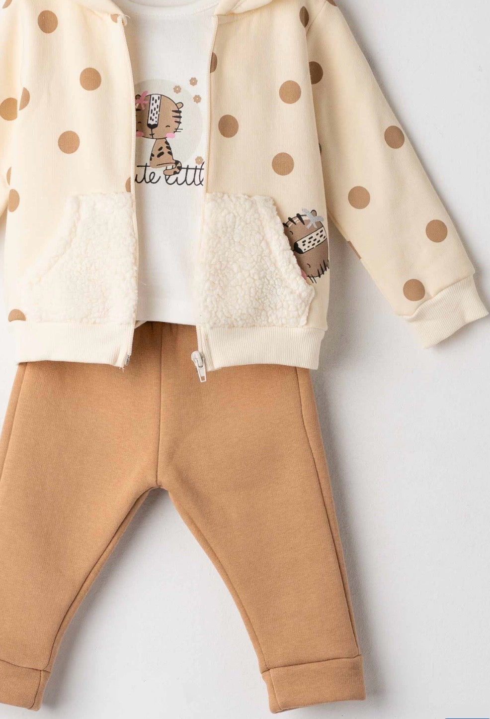 Tuta 3 pezzi baby femmina Ebita