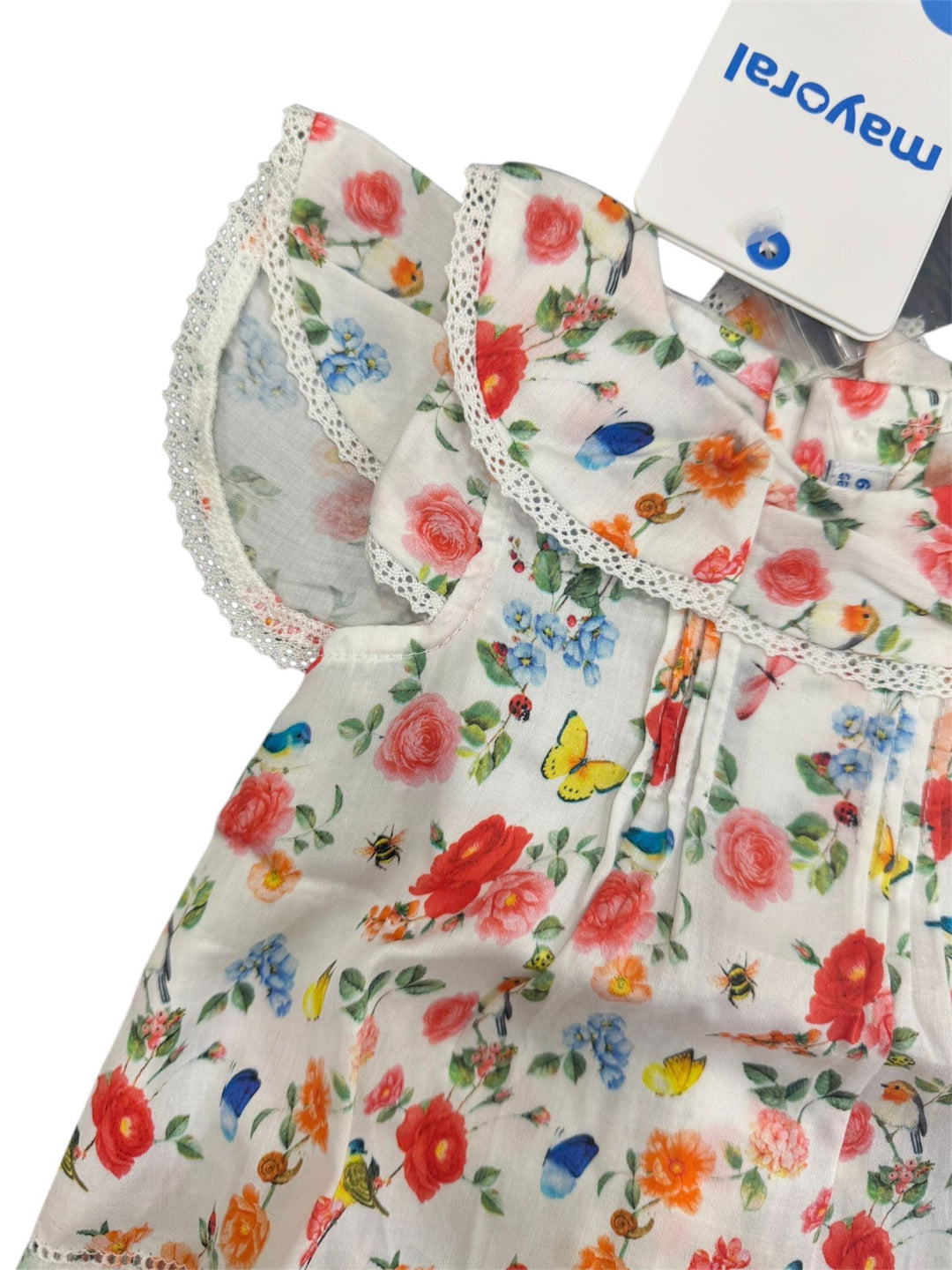 Camicia mezza manica fiori Mayoral