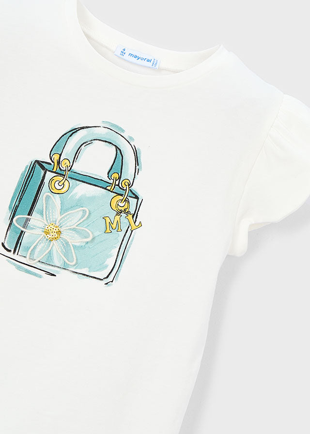 Maglia con manica sbuffo bambina Mayoral