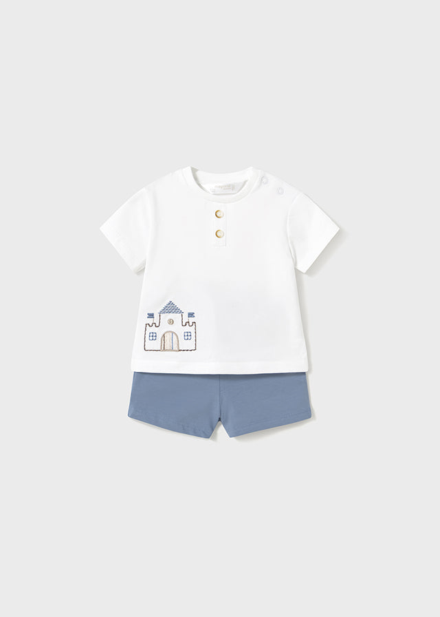 Completo maglietta e pantaloncino neonato Mayoral