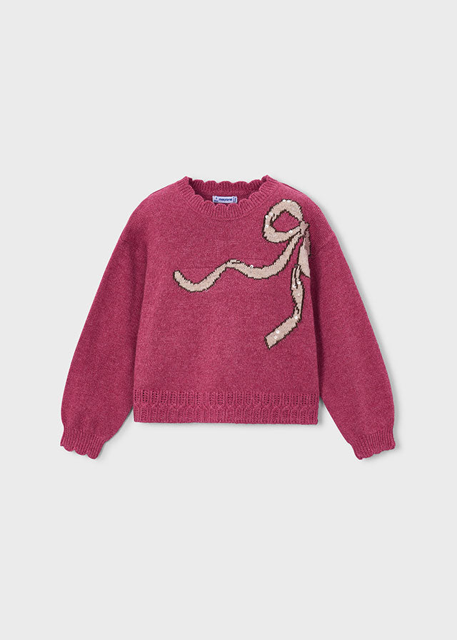 Maglione con fiocco bambina Mayoral