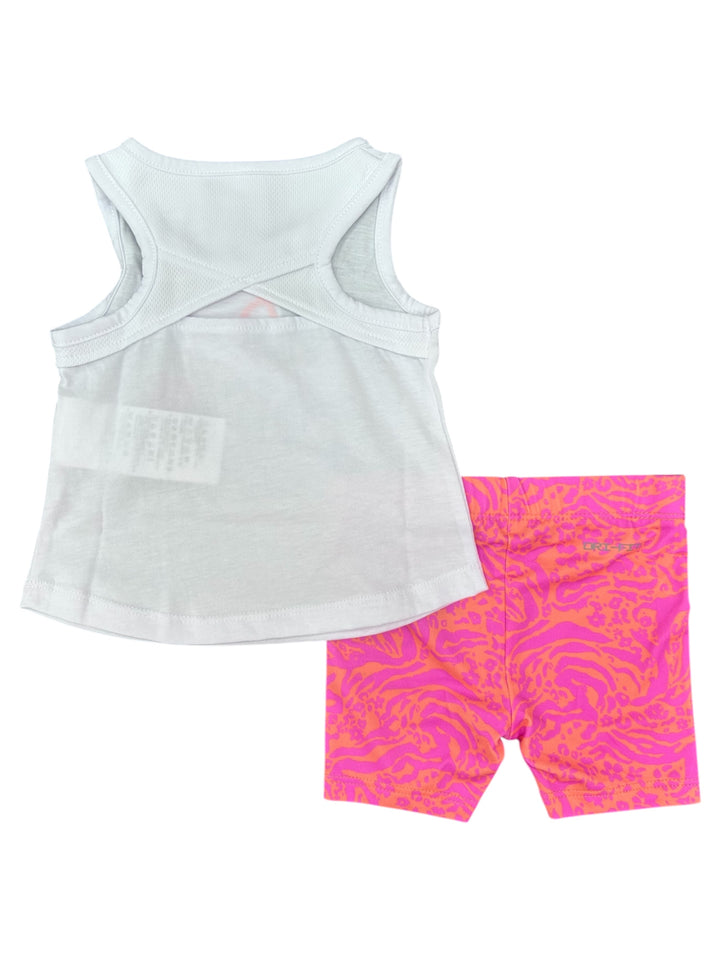 Completo canotta con grafica e pantaloncino neonata