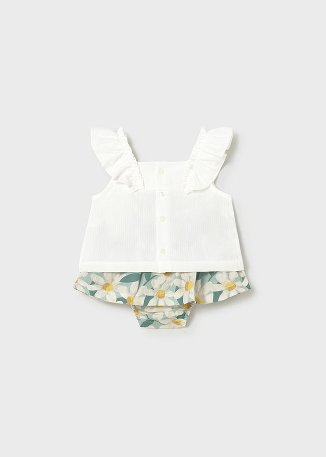 Completo con culotte baby girl Mayoral