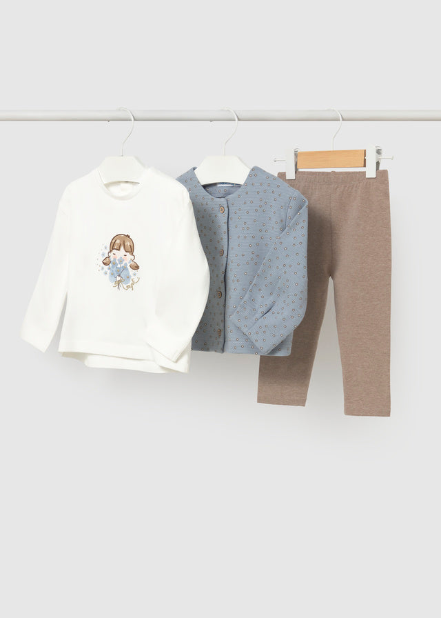 Completo 3 pezzi con leggings girl Mayoral