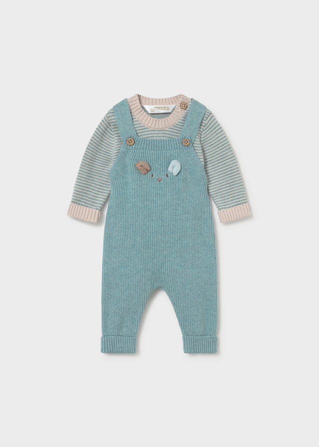 Tutone e maglioncino in tricot neonato Mayoral