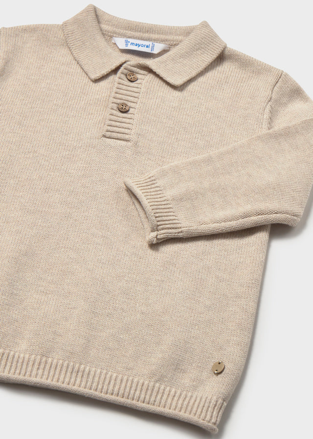 Maglione a polo baby boy Mayoral