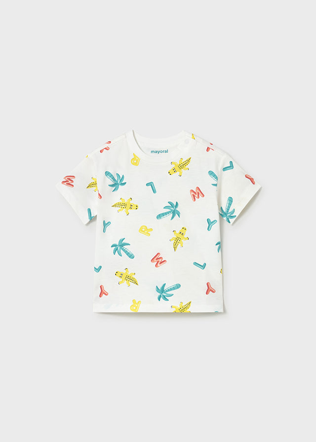 Completo 3 pezzi con 2 shirt e pantalone baby boy Mayoral