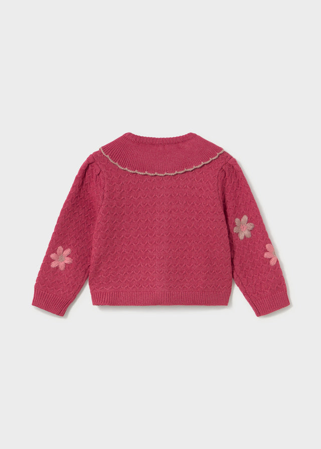 Cardigan fiori ricamati baby girl Mayoral