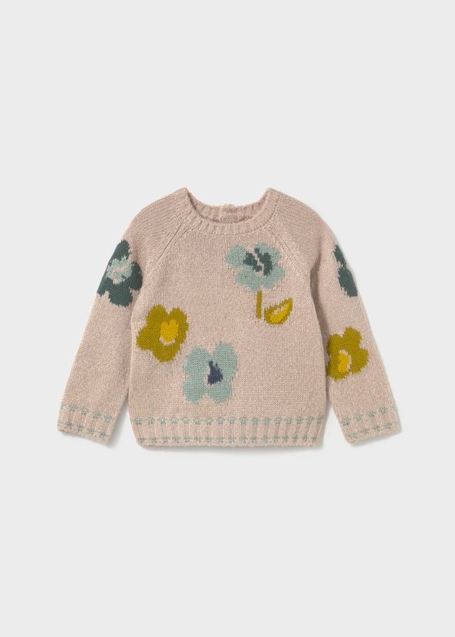Maglione floreale baby girl Mayoral