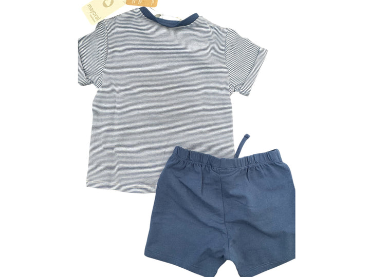 Completo maglietta a maniche corte e pantaloncino neonato